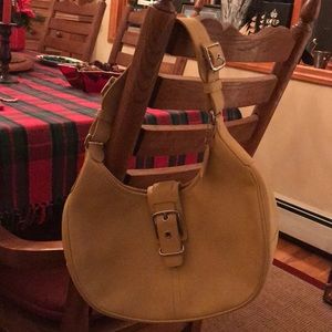 Beautiful authentic yellow coach purse